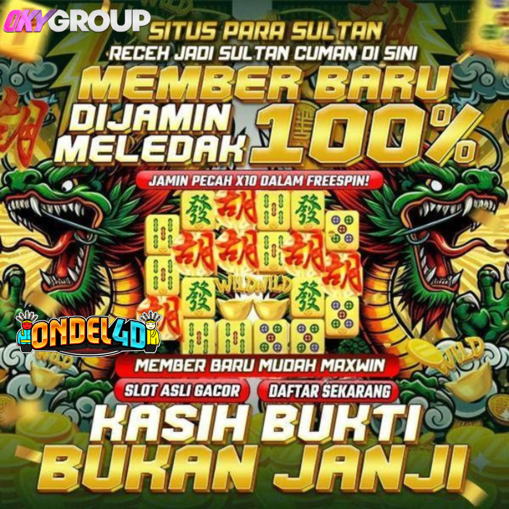 RECEH JADI SULTAN CUMA DI SINI SLOT ONDEL4D